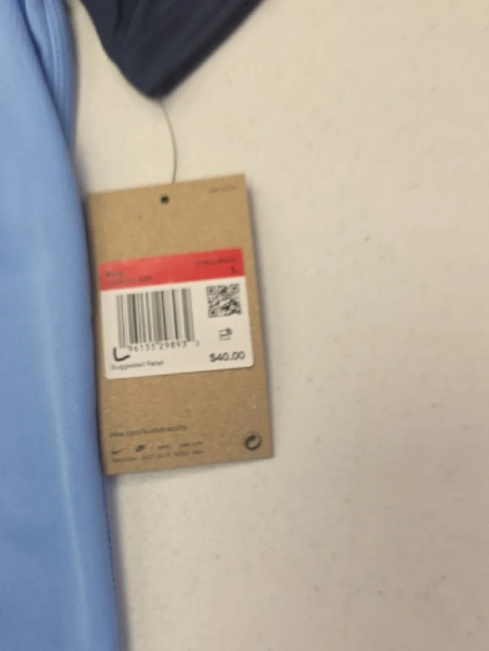 Nike Light Blue & Navy Boys' Athletic Tee and Shorts Set - Picture 5 of 5